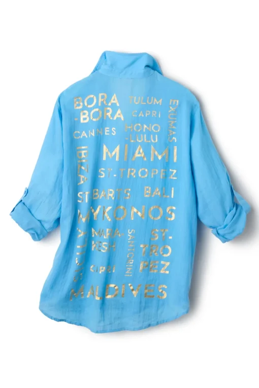 Graphic Shirt Dress