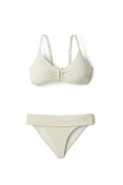 Jules Textured Bralette Bikini Top