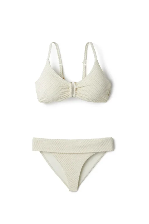 Jules Textured Bralette Bikini Top