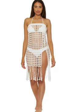 Lace-Up Multi Way Crochet Midi Skirt