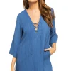 Lace-Up Tunic