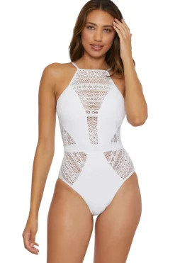Makayla High Neck One Piece Swimsuit