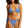 Mesh Effect Triangle Bikini Top