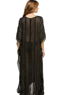 Metallic Weave Caftan