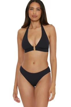 Mira Banded Halter Bikini Top