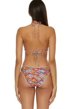 Mira Banded Halter Bikini Top