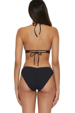 Mira Banded Halter Bikini Top