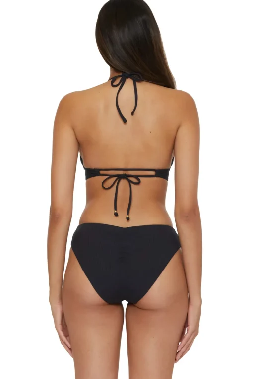 Mira Banded Halter Bikini Top