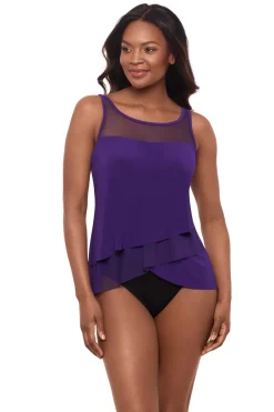 Mirage Mesh Tankini Top