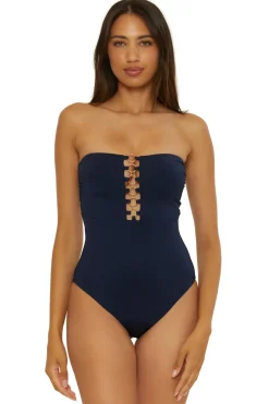 Monaco Bandeau One Piece Swimsuit