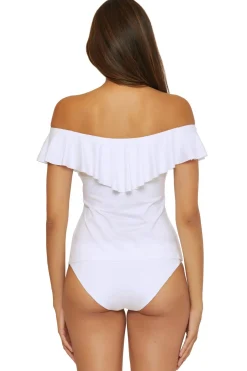 Monaco Off Shoulder Bandeau Tankini Top