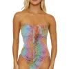 Ombre Burnout One Piece Swimsuit