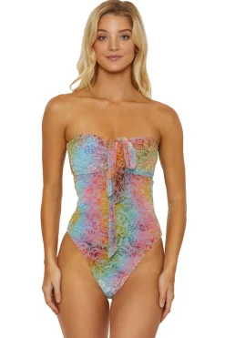 Ombre Burnout One Piece Swimsuit