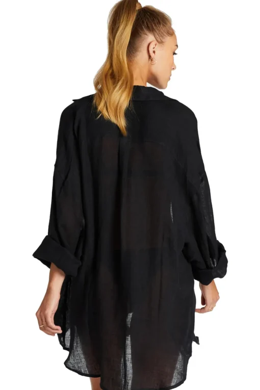 Playa Button Down Shirt Dress
