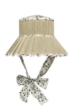 Polka Monochrome Luxe Ravello Hat
