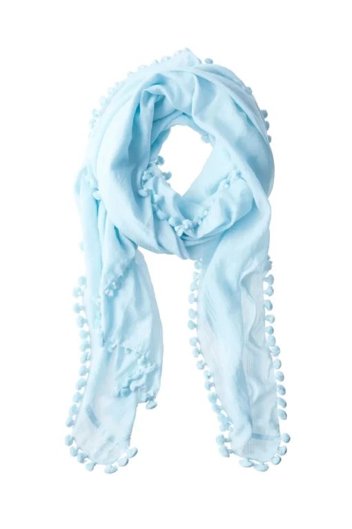 Pom Pom Dupatta Scarf/Pareo