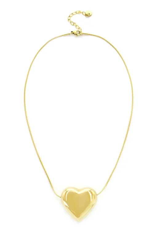 Puff Heart Necklace