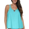 Sadie High Neck Tankini Top
