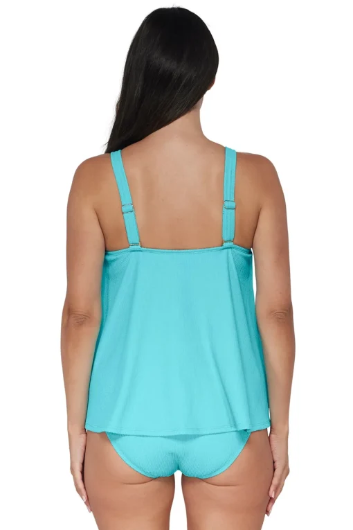 Sadie High Neck Tankini Top
