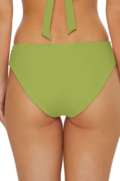 Shirred Tab Side Hipster Bikini Bottom