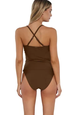 Simone Convertible Strap Tankini Top