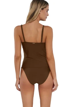 Simone Convertible Strap Tankini Top