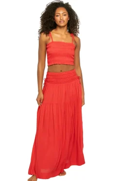 Smocked Crop Top
