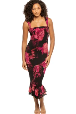 Smocked Midi Dress