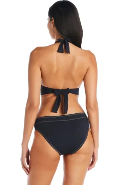 Stitched Triangle Bikini Top