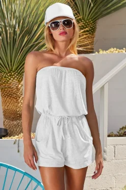 Strapless Romper
