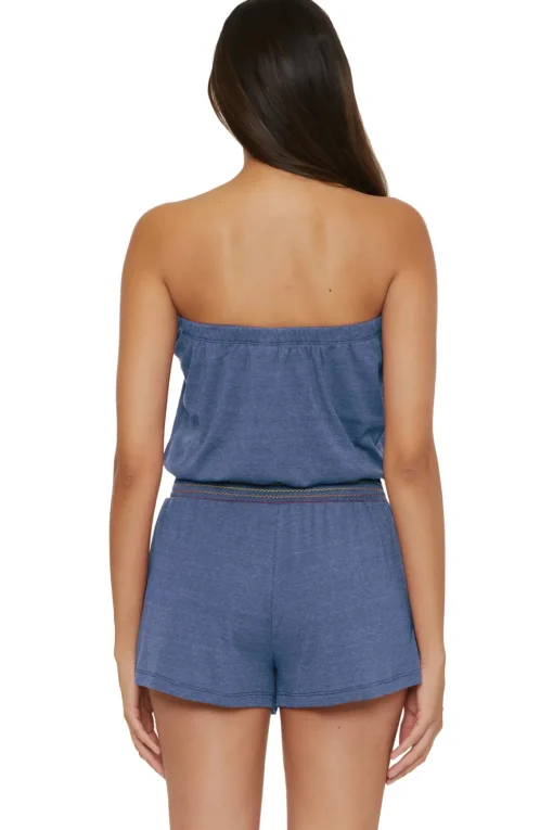 Sunset Strapless Romper