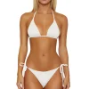Textured Triangle Bikini Top