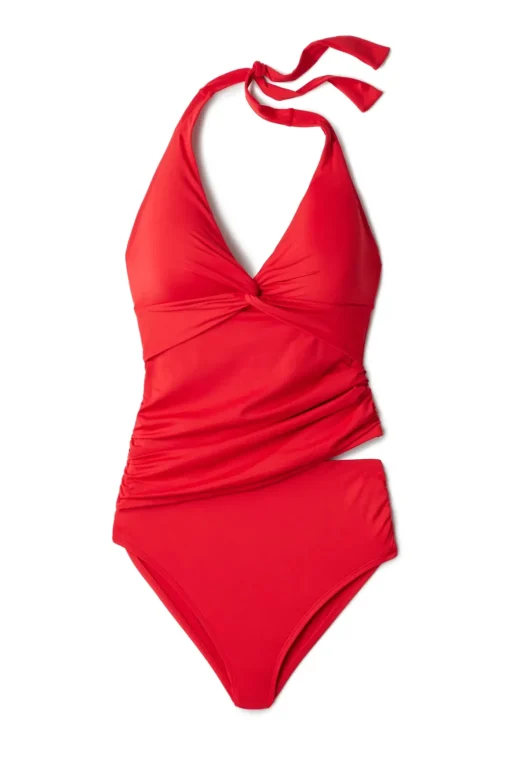Twist Halter Tankini Top