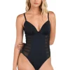 Underwire Mesh One Piece Swimsuit