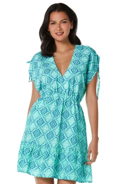 V-Neck Mini Dress