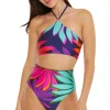 Wailea Reversible High Neck Bikini Top