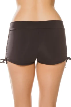 Adjustable Side Boyshort Bikini Bottom