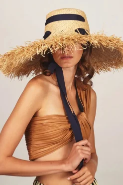 Alpargatas Ribbon Fringe Sun Hat