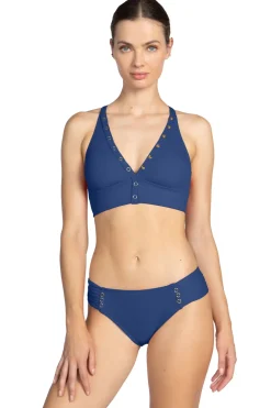 Amy Banded Triangle Bikini Top