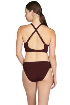 Amy Banded Triangle Bikini Top