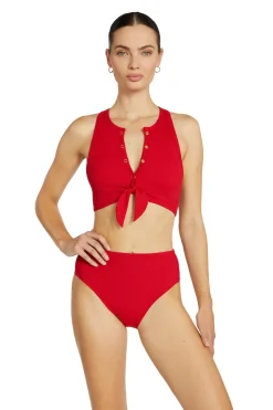 Amy High Neck Bikini Top