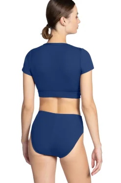 Amy Ribbed Raglan Bikini Top