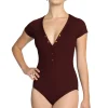 Amy Ribbed Raglan One Piece Swimsuit