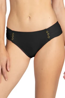 Amy Ribbed Tab Side Hipster Bikini Bottom