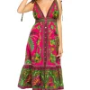 Ana Tapestry Midi Dress