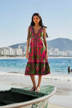 Ana Tapestry Midi Dress