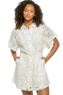 Anglaise Collared Mini Dress