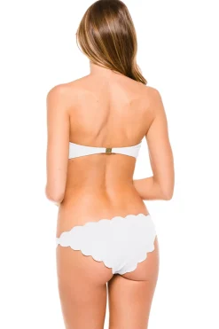 Antibes Sweetheart Scalloped Bandeau Bikini Top