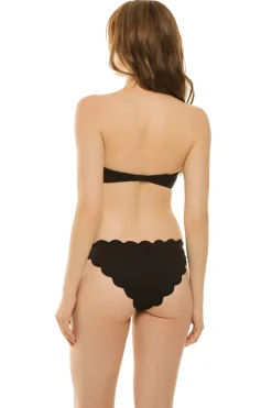 Antibes Sweetheart Scalloped Bandeau Bikini Top