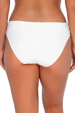 Banded Foldover High Waist Bikini Bottom